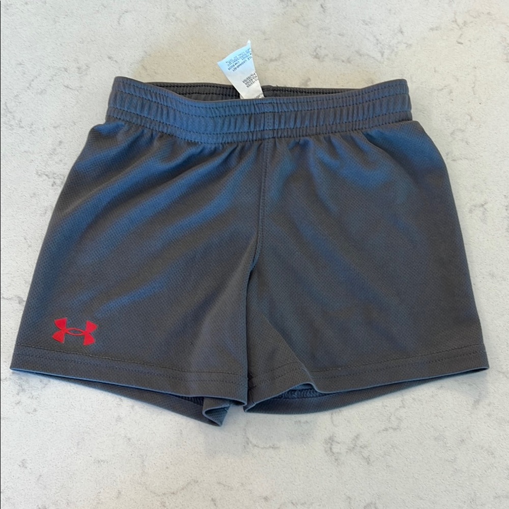 Under Armour Toddler Boys Gray Athletic Shorts